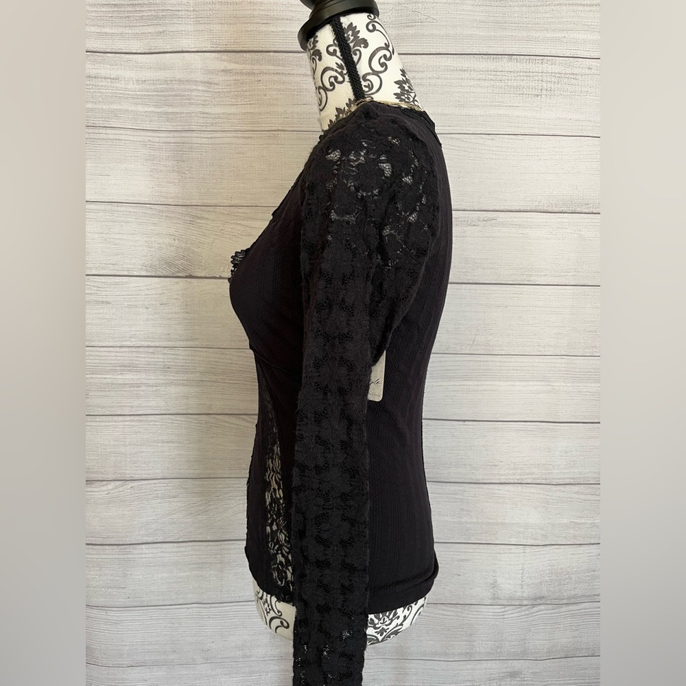 Free People | NWT This Could Be Us Lace Long Sleeve - Picture 6 of 11